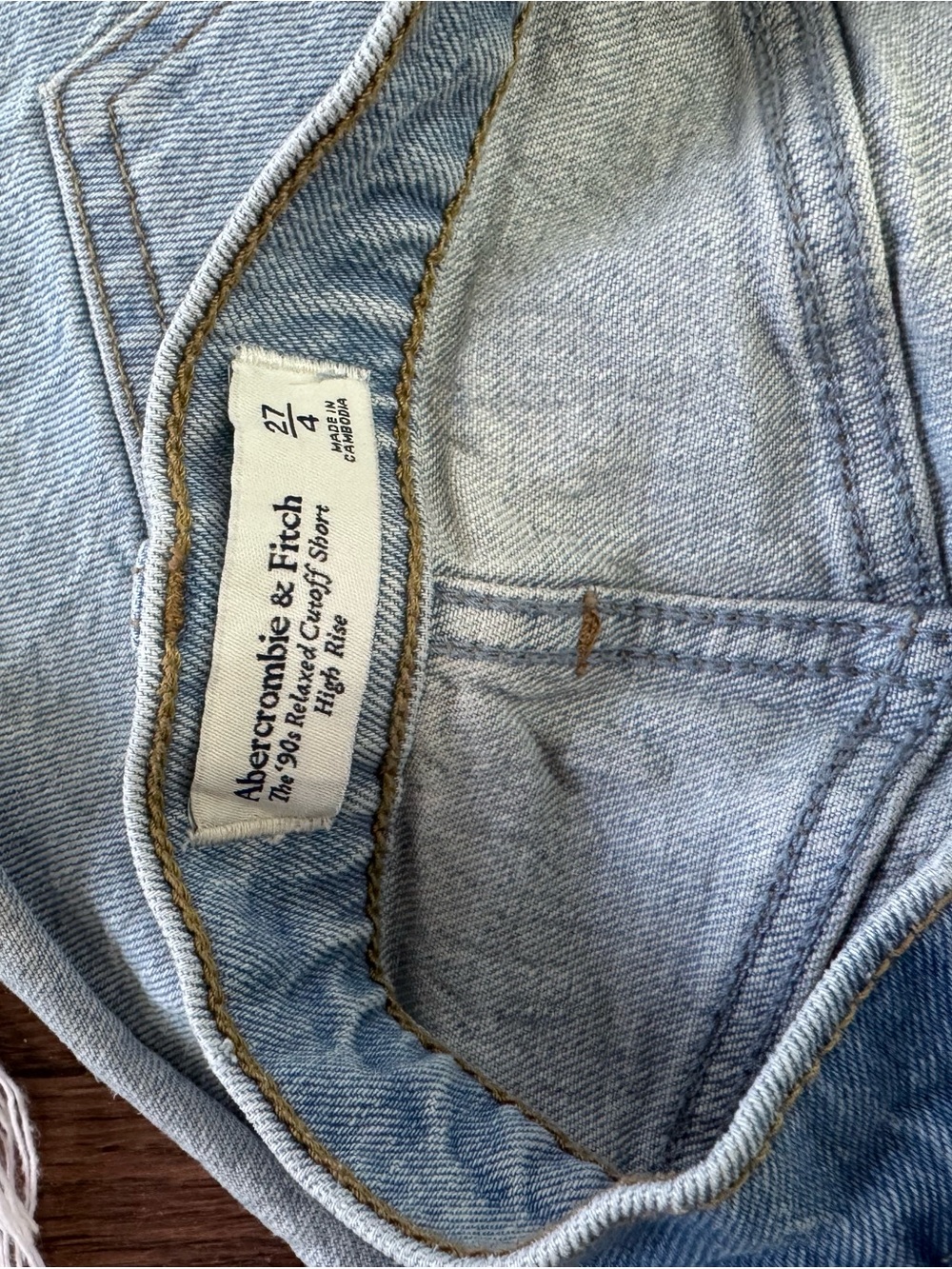 High Rise 90s Cutoff Short - Picture 6 of 6
